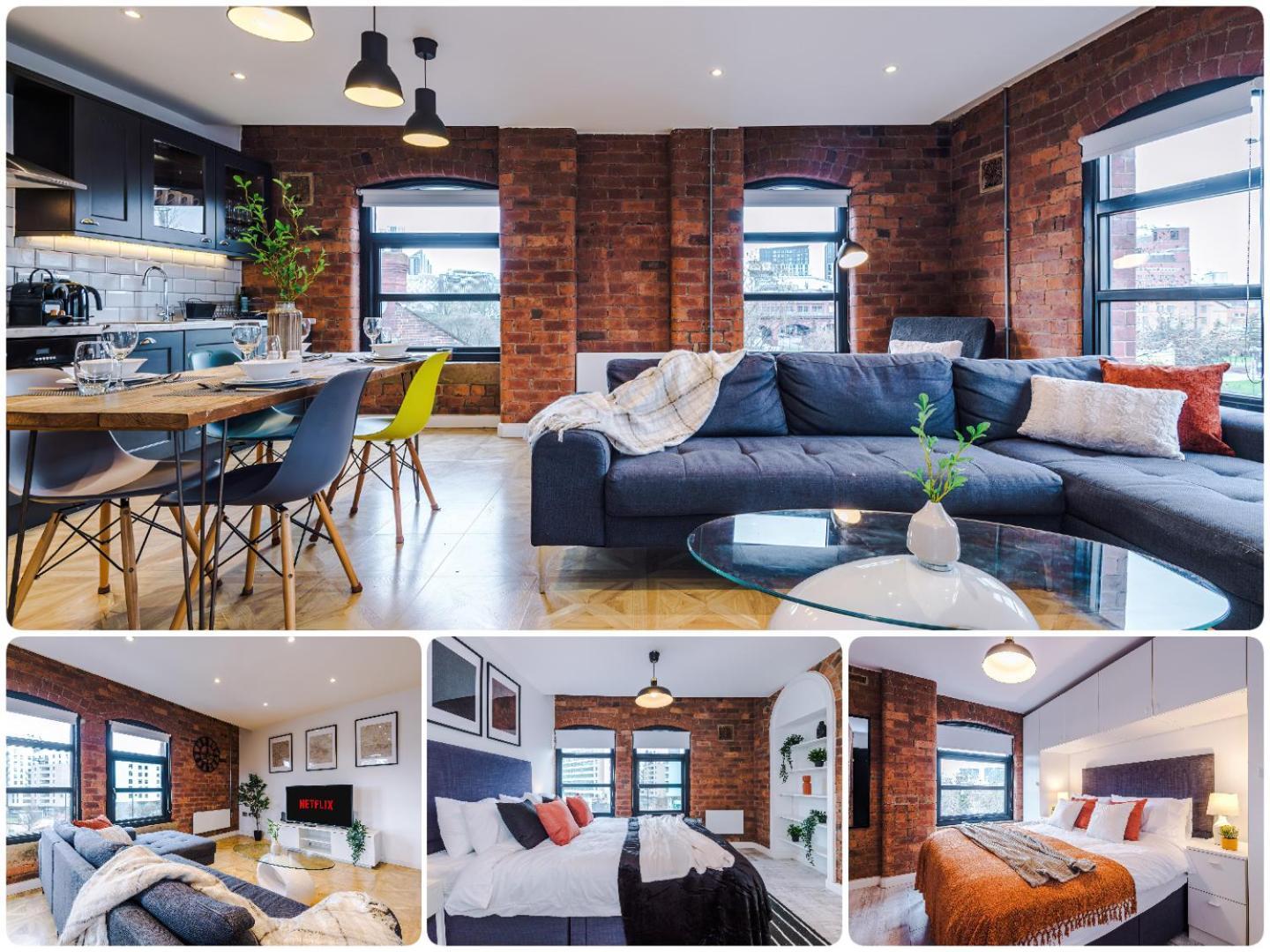 2 King Size Beds In Manhattan Styled Oversize Apartment Leeds  Exterior foto